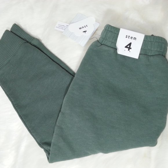 STEM zip jogger pants toddler boys colour GREEN - Picture 8 of 8